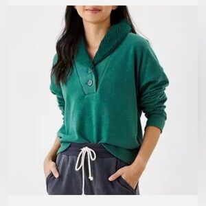 American Eagle Sherpa Anorak Sweatshirt Size Medium